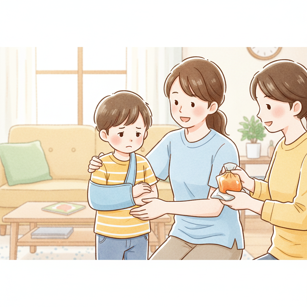 小孩胳膊脱臼复位后还疼不敢抬胳膊怎么办?3个科学护理法收好