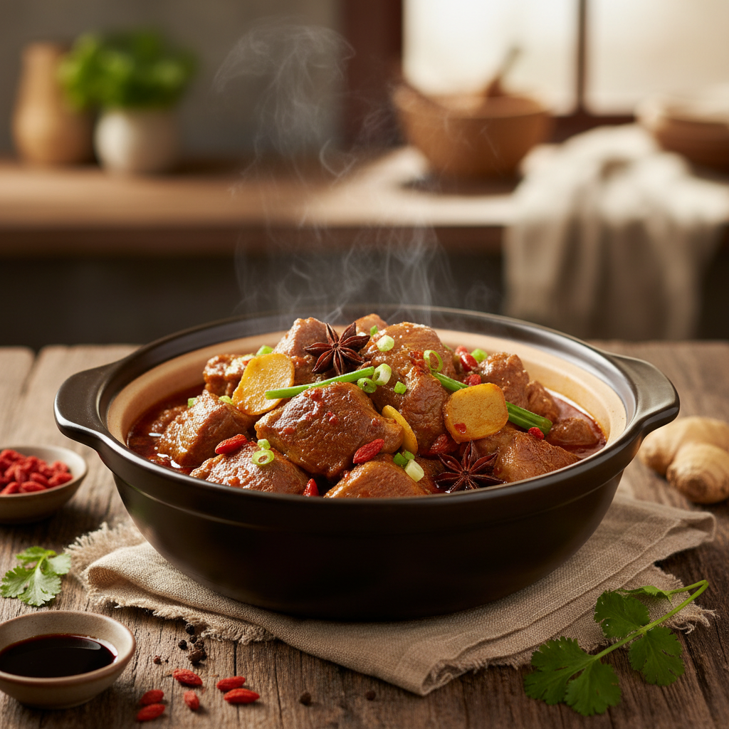 红焖羊肉正宗做法是什么 - 美食菜谱封面图