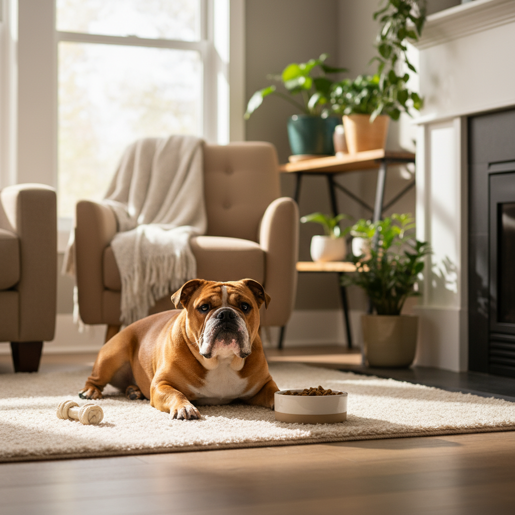 英国斗牛犬棕色怎么养? - 宠物饲养封面图