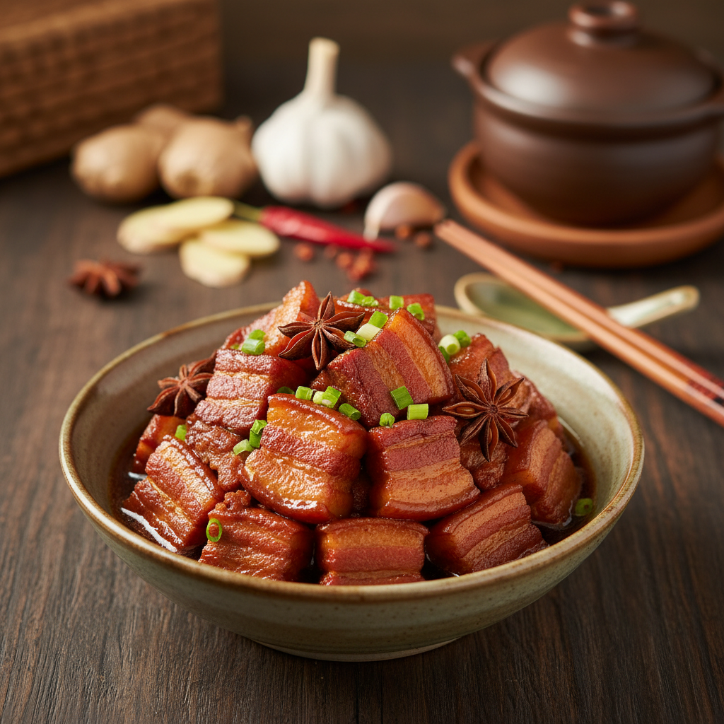 家庭红烧肉怎么做正宗 - 美食菜谱封面图