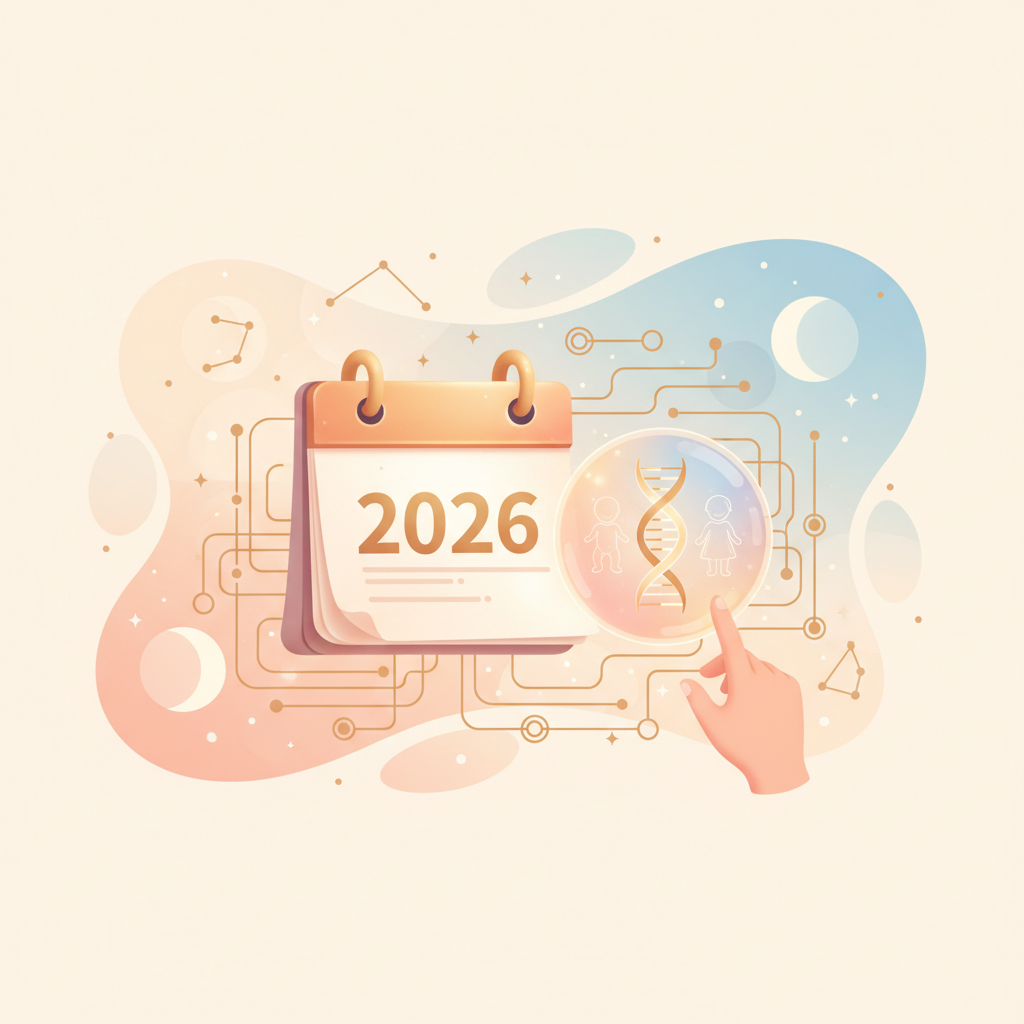 2026年怀孕生男生女表怎么看？教你2026年怀孕生男孩女孩算法