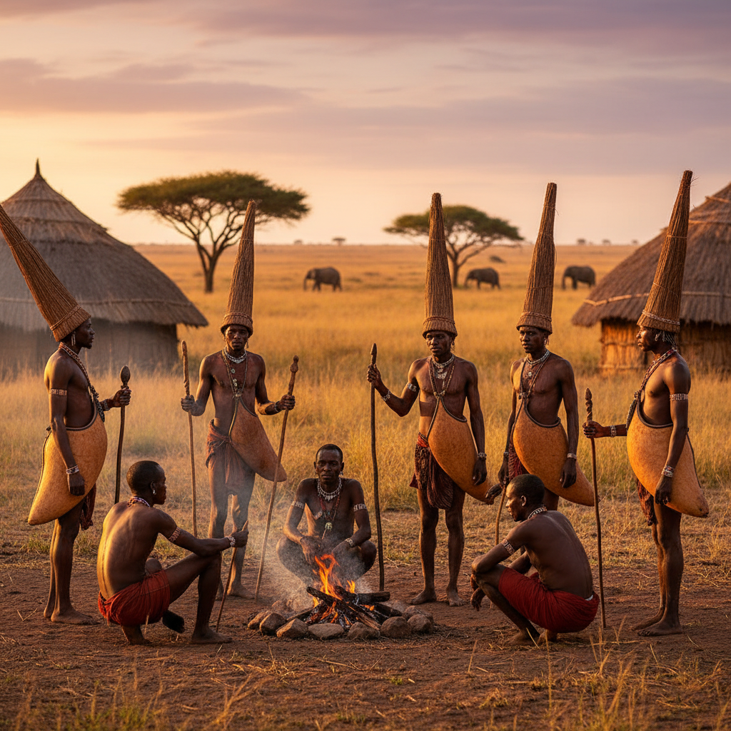 揭秘真实原始部落：非洲象人族真实照片（非洲象人族 展示）