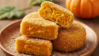 掌握3个关键细节，面包糠南瓜饼的做法家常做法，外酥里嫩不粘牙