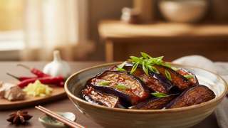 红烧茄子的做法步骤怎么做 - 美食菜谱封面图